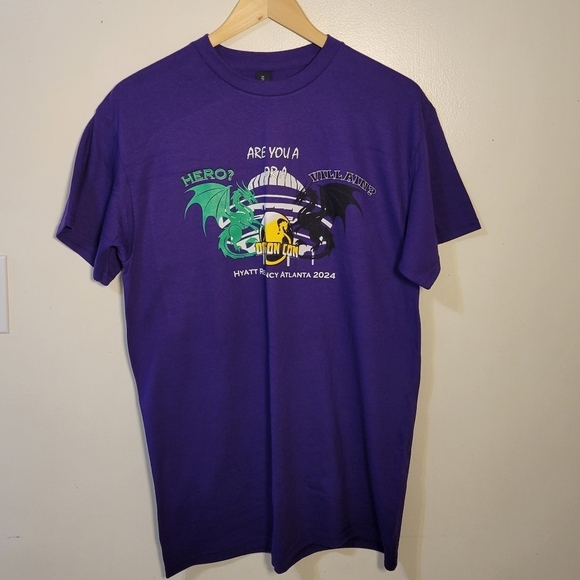 EUC! Dragon Con 2024 Hyatt Regency Atlanta: Unisex Medium 100% Cotton T-shirt - Picture 2 of 7